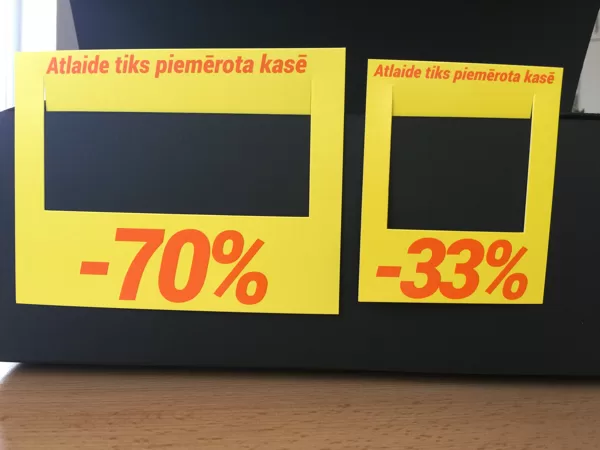 Kartona apdruka, izciršana